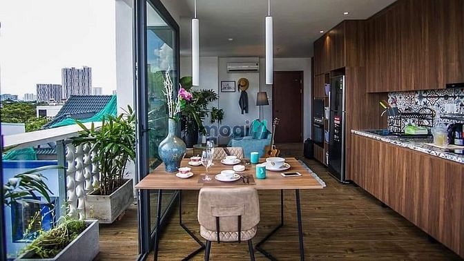 Hình ảnh 💵 Penthouse 1PN sân vườn View đẹp Quận 2 🍀 Đầy đủ nội thất cao cấp
