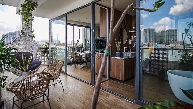 Hình ảnh 💵 Penthouse 1PN sân vườn View đẹp Quận 2 🍀 Đầy đủ nội thất cao cấp