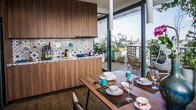 Hình ảnh 💵 Penthouse 1PN sân vườn View đẹp Quận 2 🍀 Đầy đủ nội thất cao cấp