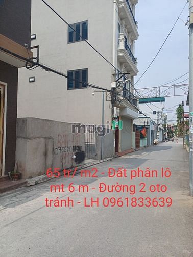 Hình ảnh Hà Huy Tập Gia Lâm bán đất phân lô 142 m2 mặt 6,5 m đường 7 m