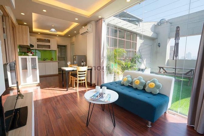 Hình ảnh 🎖️ PENHOUSE Cao Cấp 60m2 Sân Vườn -  Gần Chợ Tân Đinh Quận 1 🎖️