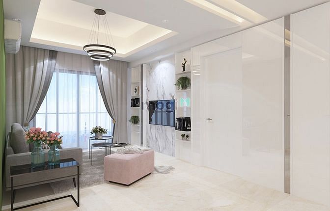 Hình ảnh Cho thuê chung cư cao cấp novaland - galaxy 9 , 95m2 , 3pn full ntcc
