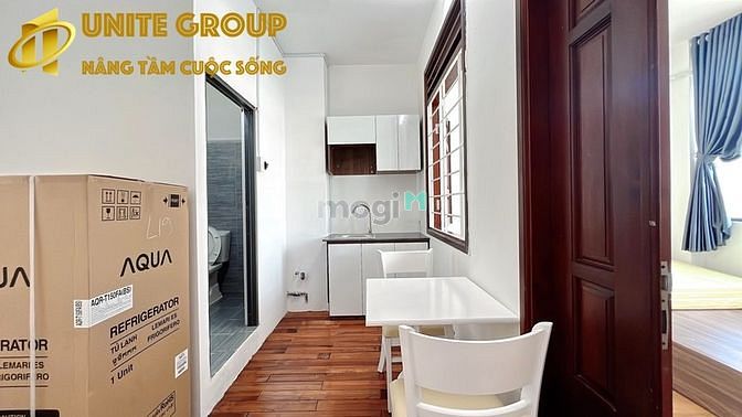 Hình ảnh 🏡 1PN; full nội thất; cửa sổ trời thoáng mát | Trần Đình Xu 🌸