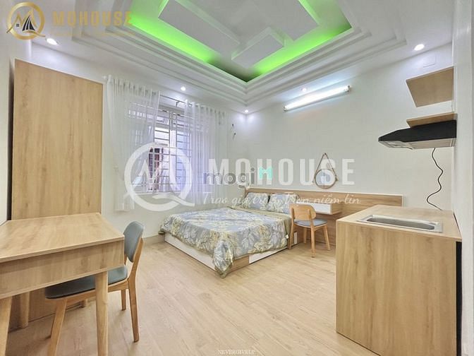 Hình ảnh Trống sẵn Studio balcony _ Cửa sổ lớn full nội thất _ An Khánh