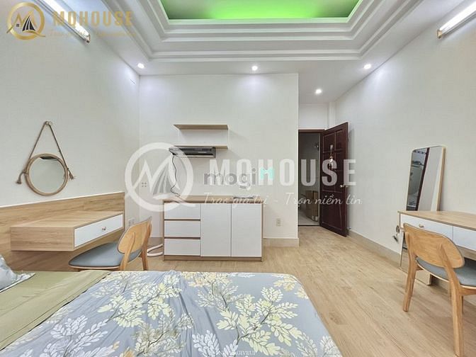 Hình ảnh Trống sẵn Studio balcony _ Cửa sổ lớn full nội thất _ An Khánh