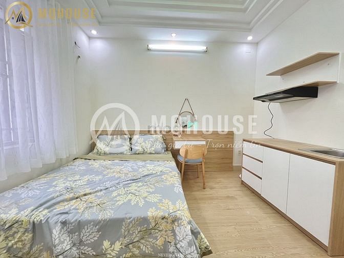 Hình ảnh Trống sẵn Studio balcony _ Cửa sổ lớn full nội thất _ An Khánh