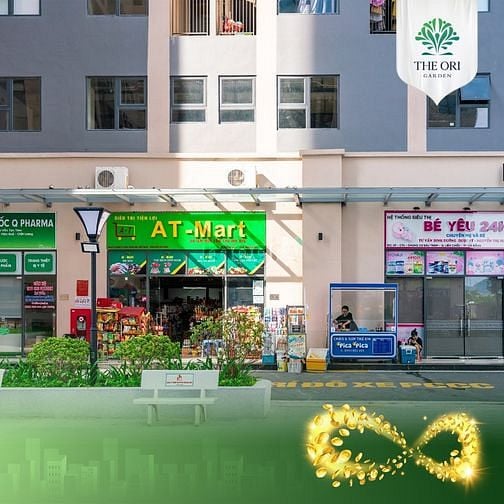 Hình ảnh 1 căn khối đế kinh doanh The Ori Garden không sử dụng bán rẻ -