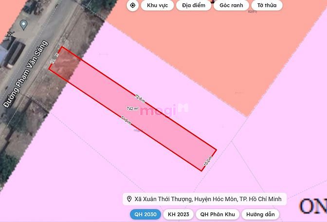 Hình ảnh Bán lô đất mặt tiền - đường container có lề rộng - đã lên hết thổ cư
