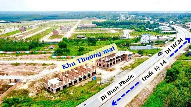 Hình ảnh Sở hữu lô đất mặt tiền QL 14 liền kề kcn Tân Bình chỉ với 480tr,shr