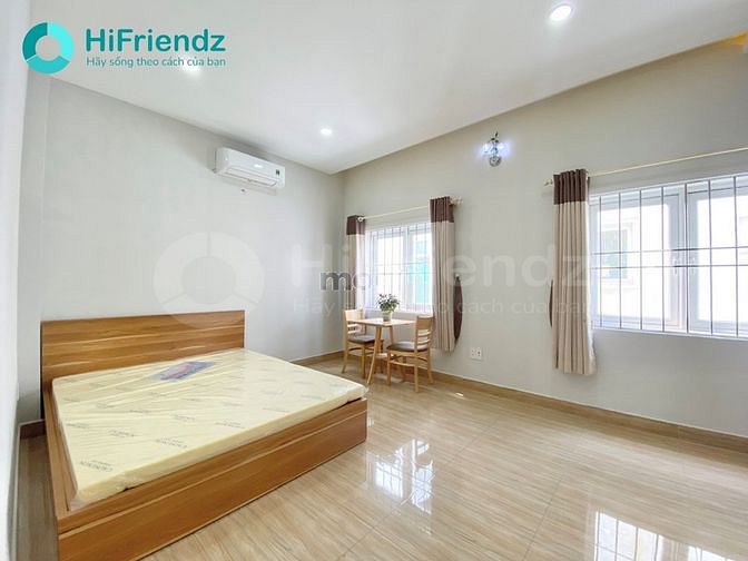 Hình ảnh Studio full nội thất, ban công cửa sổ siêu thoáng