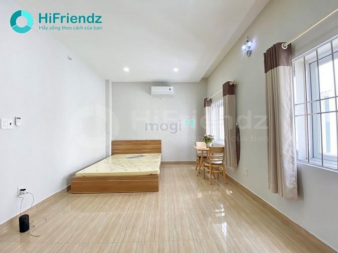 Hình ảnh Studio full nội thất, ban công cửa sổ siêu thoáng