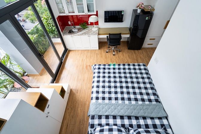Hình ảnh Cho thuê DUPLEX ban công bao phí gần Lăng Cha Cả Tân Bình