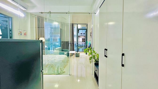 Hình ảnh Căn Hộ 1PN Style Blue And White_Balcony Siêu Đẹp Đường Phan Văn Trị BT