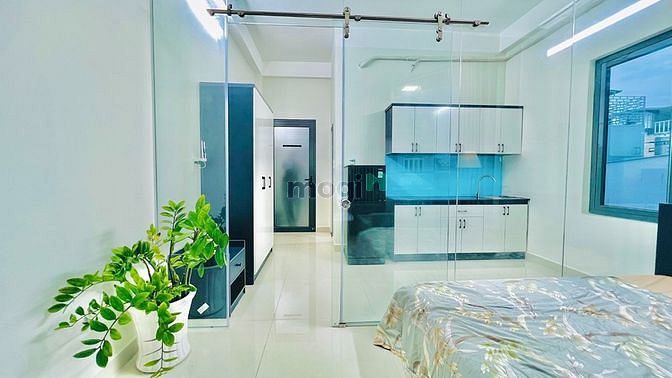 Hình ảnh Căn Hộ 1PN Style Blue And White_Balcony Siêu Đẹp Đường Phan Văn Trị BT