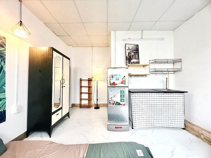 Hình ảnh Studio Ban Công Lớn - Full Nội Thất Mới Keng - Ngã Tư Ga Q12