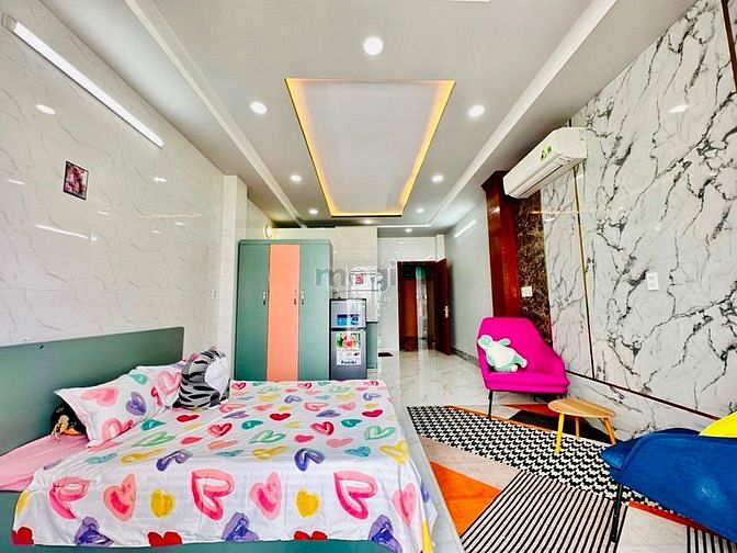 Hình ảnh Căn Hộ Cao Cấp Full Nội Thất Giá Rẻ Có Bancol Máy Giặt Riêng