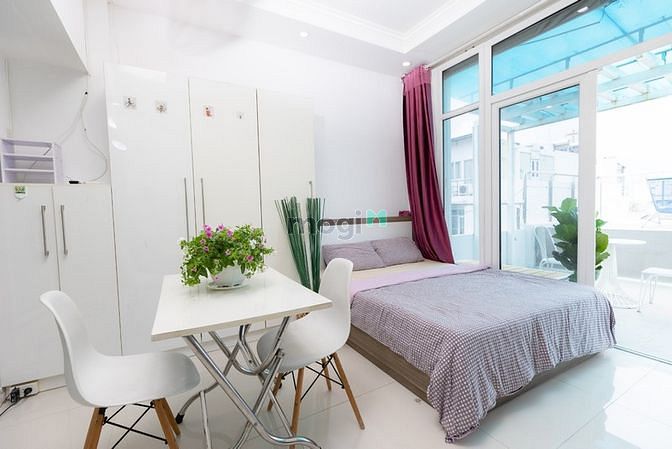 Hình ảnh Phòng Studio Ban Công Nguyễn Đình Chiểu Q1 Lầu 5 Thoáng mát - 8tr5