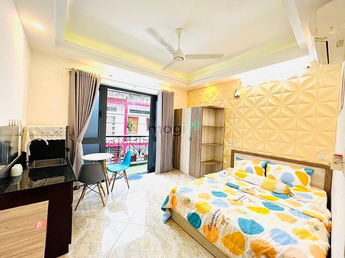 Hình ảnh Studio full nội thất bancol lớn