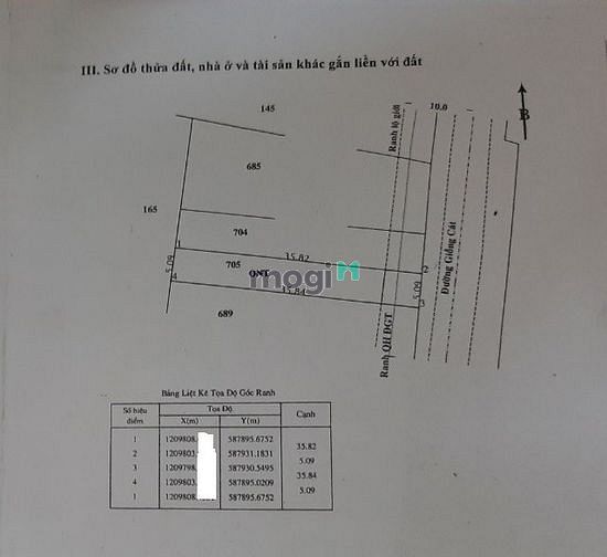Hình ảnh Bán gấp lô đất thổ cư 182m2 MT đường Giồng Cát, Củ Chi, Giá 850tr.