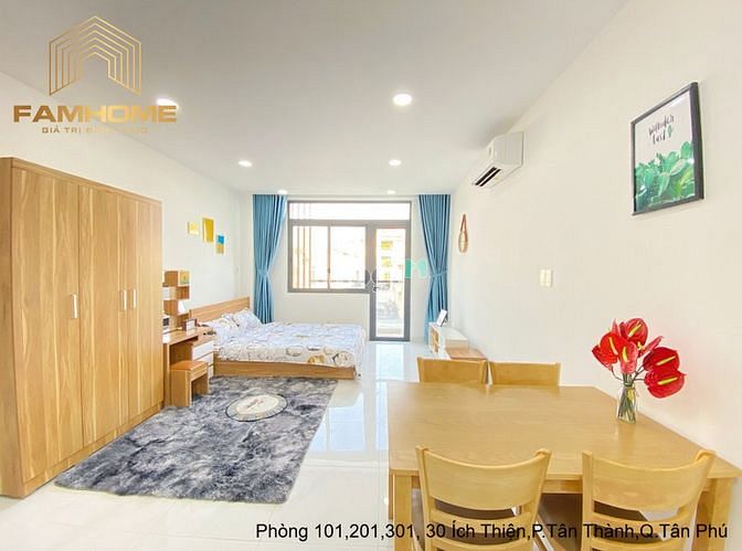 Hình ảnh Studio Ban Công Giá HOT Full nội thất Luỹ Bán Bích_Tân Bình