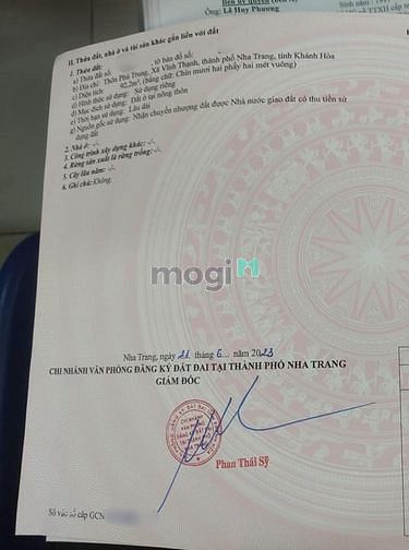 Hình ảnh VT33 Bán nhanh lô đất hẻm 5m gần kho Trứng Vĩnh Thạnh