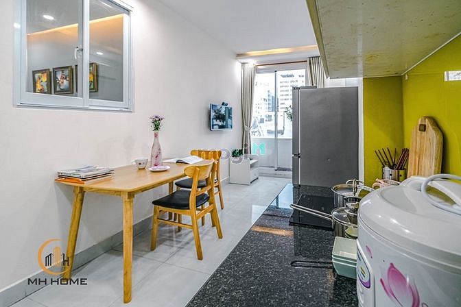 Hình ảnh 🔥Căn Hộ mini Dạng 1PN Tách Bếp Balcon Full NT Gần Khu Sân Bay TSN🔥