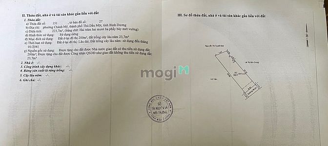 Hình ảnh Bán nhà  Thành phố Thủ Dầu Một