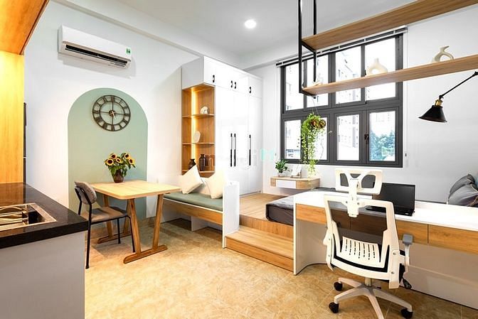 Hình ảnh 💥💥 MỚI 100%_Studio phong cách Tây Âu _ gần UEF_Hồng Bàng _ giáp Q1