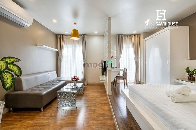 Hình ảnh Cho thuê Trang Chủ MB66.COM / Đăng Ký Tặng 66K Studio ban công siêu xinh - full nội thất cao cấp