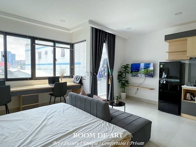Hình ảnh 🎖️ Căn Hộ Studio Cao Cấp 45m2 Bancol Rộng - Nguyễn Cửu Văn Bình Thạnh