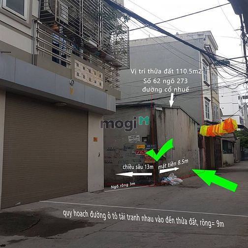 Hình ảnh Bán đất thổ cư tuyệt đẹp Hà Nội Cổ Nhuế 2 Bắc Từ Liêm 111m đường 9m