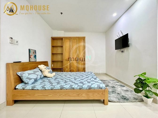 Hình ảnh Căn Hộ Studio Giá Rẻ Full Nội Thất Ngay CMT8 - Gần CV Lê Thị Riêng