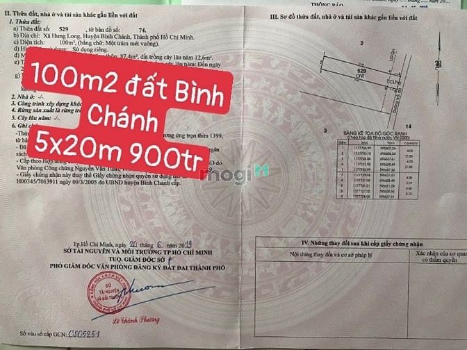 Hình ảnh Duy nhất 1 lô 800tr/100m2 ngay An Phú Tây