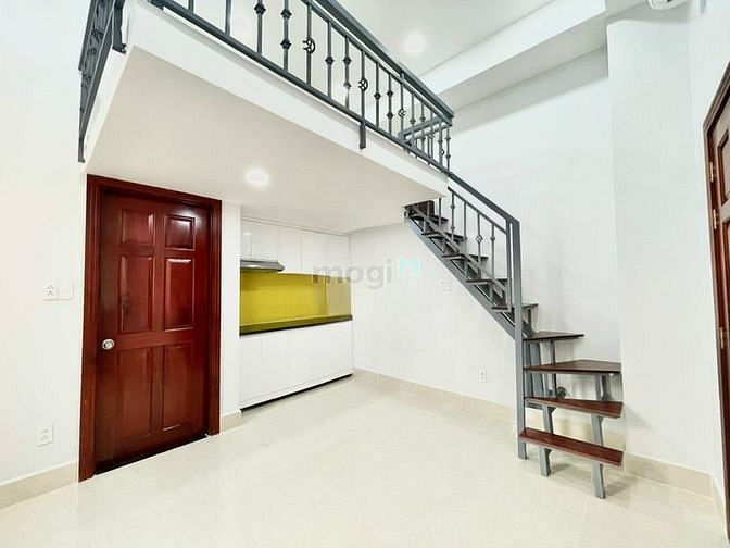 Hình ảnh Phòng Gác Cao, Nội thất cao cấp máy giặt riêng ngay Lotte, RMIT, TDTU