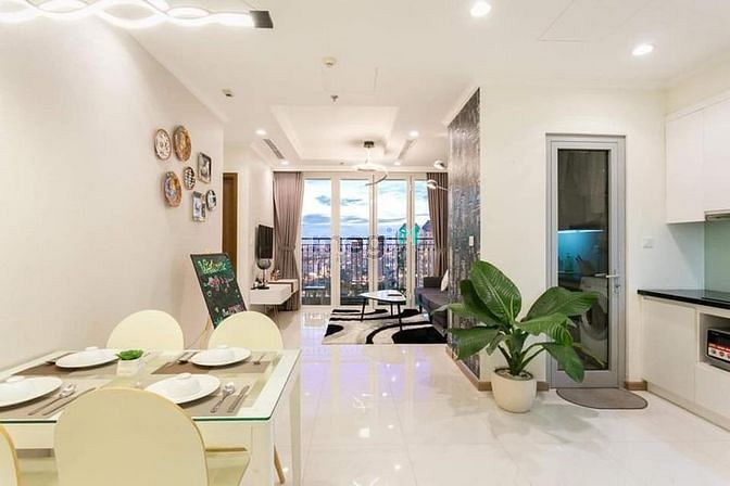 Hình ảnh Cho thuê căn 2PN VINHOMES CENTRAL PARK full NT cao cấp.