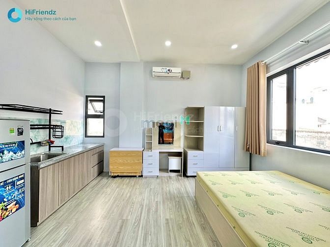 Hình ảnh 🏠 Studio siêu rộng rãi đầy đủ tiện nghi, cửa sổ lớn bao thoáng mát!