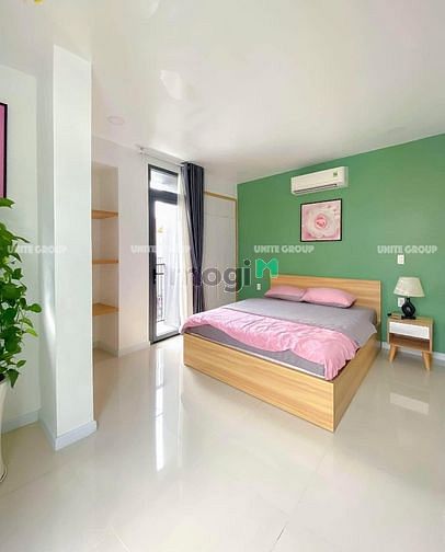 Hình ảnh 🌷🌷1PN thiết kế hiện đại_ cao cấp_ tách bếp🌷 _Ban công quanh phòng🏡