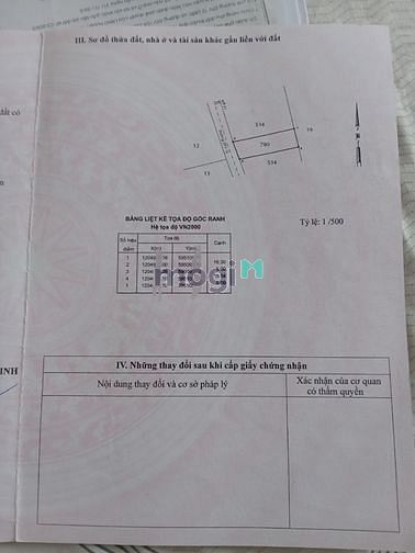 Hình ảnh Cần bán lô đất thổ cư, hẻm ôtô thông,gần chợ Thới Tứ,DT: 5 x 16 (80m2)