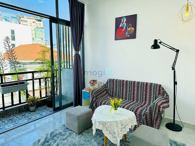 Hình ảnh 🍀Căn Hộ cao cấp có ban công, 45m2 Full nội thất gần CV Lê Văn Tám.