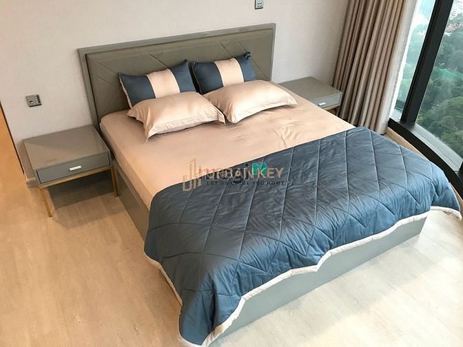 Hình ảnh 3 Phòng Ngủ Vòng Cung Nội Thất Cao Cấp Cho Thuê Vinhome Ba Son