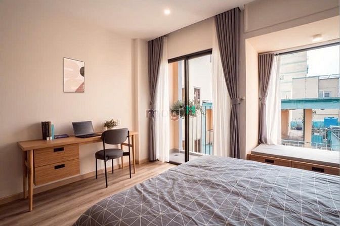 Hình ảnh Cho Thuê Căn Hộ Kiểu Mới Sạch Sẽ Thanh Lịch _ Cửa Sổ Ban Công _ Quận 3