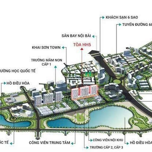 Hình ảnh Bán CH 2PN, 2VS- Dự Án Khai Sơn - Long Biên-Hà Nội. Giá 3,3 tỷ