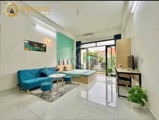 Hình ảnh Cho Thuê Căn Hộ Ban Công Full Nội Thất 40m2 Luỹ Bán Bích - Vườn Lài