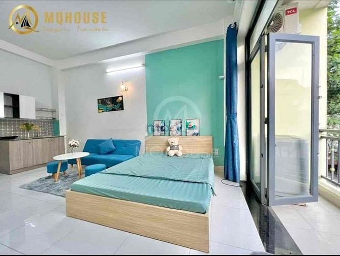 Hình ảnh Cho Thuê Căn Hộ Ban Công Full Nội Thất 40m2 Luỹ Bán Bích - Vườn Lài