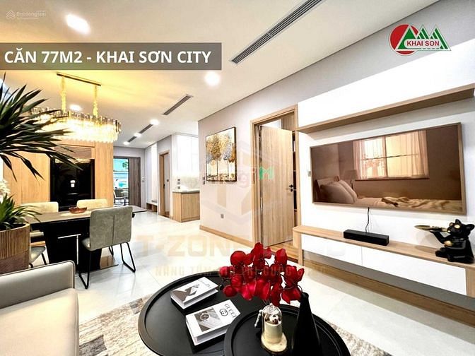 Hình ảnh Bán gấp CH (1907) 77m2, 2N, 2vs, 2Logia) Giá 3.7 tỷ Khai Sơn Long Biên