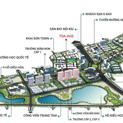 Hình ảnh Bán gấp CH (1907) 77m2, 2N, 2vs, 2Logia) Giá 3.7 tỷ Khai Sơn Long Biên