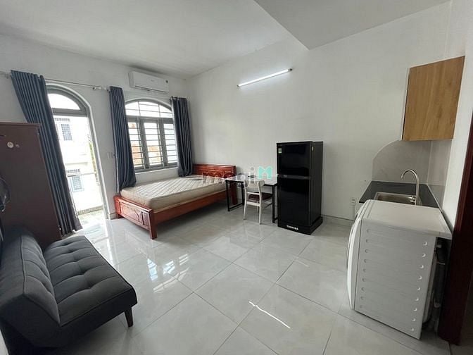 Hình ảnh Trống sẵn Studio_ Full nội thất_Máy giặt riêng_Balcony rộng thoáng