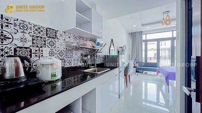Hình ảnh Cho Thuê Căn Hộ 1PN Studio full nội thất tại Dương Bá Trạc Quận 8