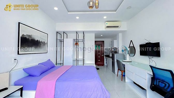 Hình ảnh Cho Thuê Căn Hộ 1PN Studio full nội thất tại Dương Bá Trạc Quận 8