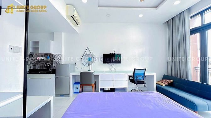 Hình ảnh Cho Thuê Căn Hộ 1PN Studio full nội thất tại Dương Bá Trạc Quận 8